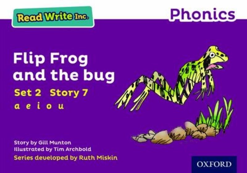 

Read Write Inc. Phonics: Purple Set 2 Storybook 7 Flip Frog and the Bug,Paperback,by:Munton, Gill - Archbold, Tim - Miskin, Ruth