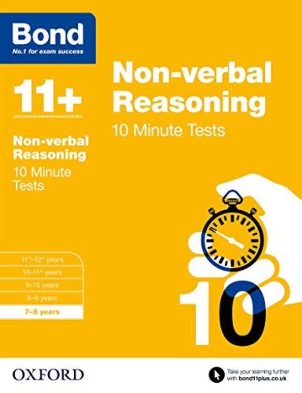 

Bond 11 Nonverbal Reasoning 10 Minute Tests by Leena RouhiainenKirsi HeimonenRebecca HiltonChrysa Parkinson-Paperback