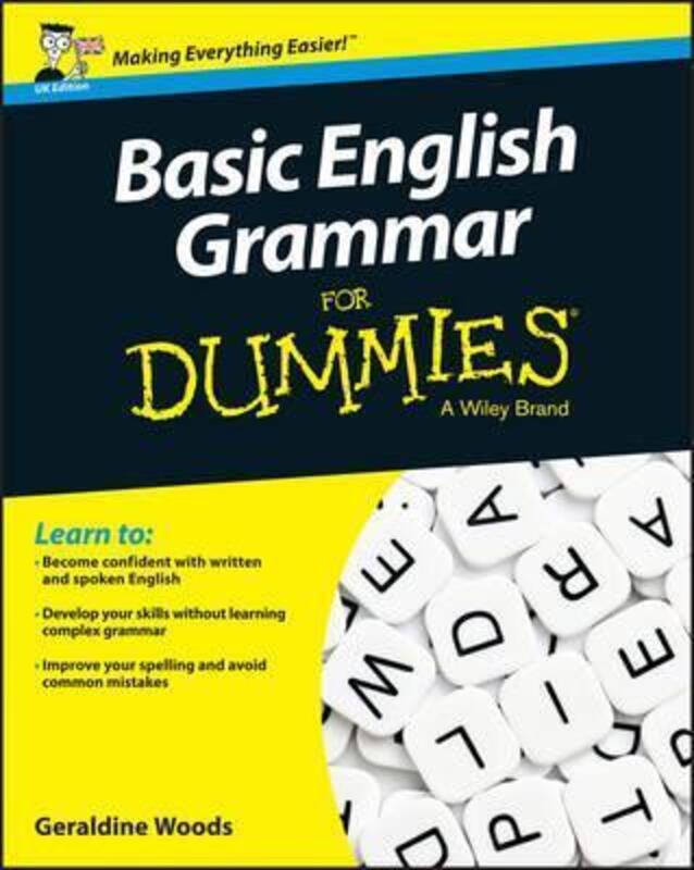 

Basic English Grammar For Dummies - UK, Paperback Book, By: Geraldine Woods