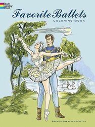 Ballet Costumes Coloring Book by Brenda Sneathen Mattox-Paperback