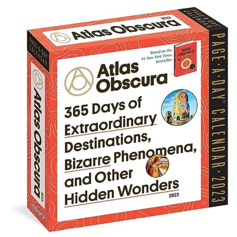 

Atlas Obscura PageADay Calendar 2023 Paperback by Atlas Obscura - Workman Calendars