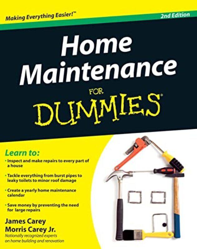 

Home Maintenance For Dummies by Carey, James - Carey, Morris Paperback