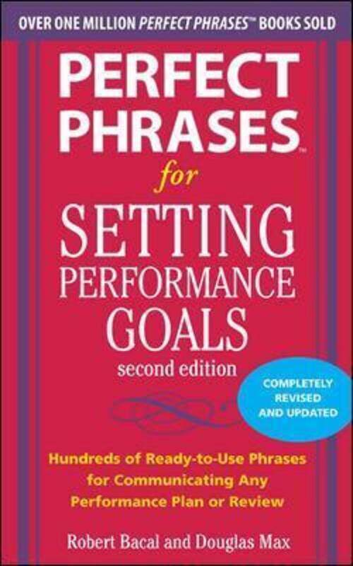 

Perfect Phrases for Setting Performance Goals.paperback,By :Douglas Max