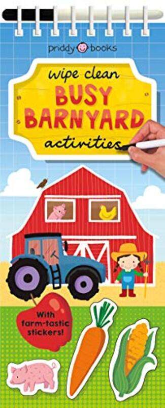 

Wipe Clean Activities Busy Barnyard With Farm Tastic Stickers! by Priddy Roger Paperback