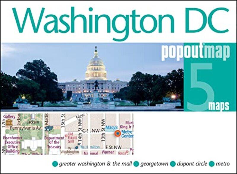 

Washington Dc Map By Popout - Paperback