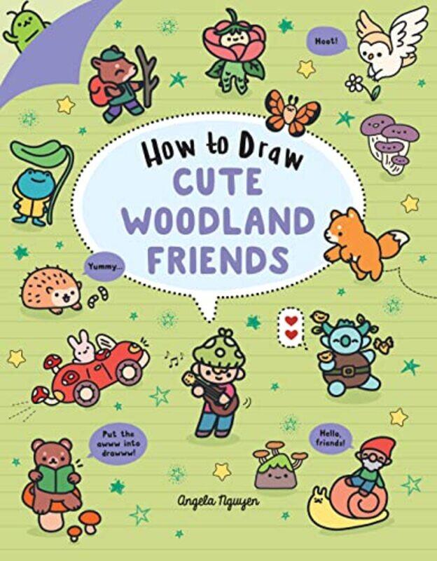 

Ht Draw Cute Woodland Friends By Nguyen Angela - Paperback