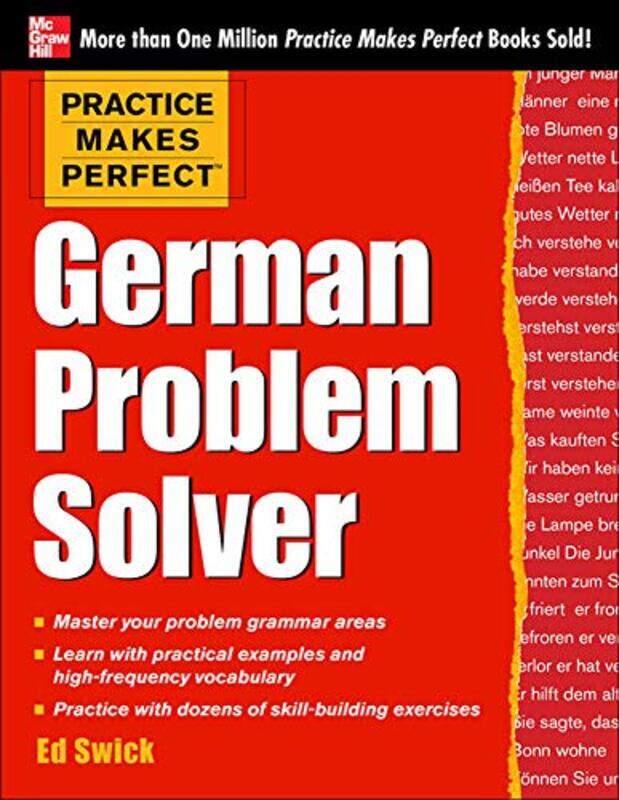 

Practice Makes Perfect German Problem Solver by Carsten Krieger-Paperback