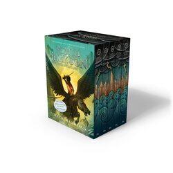 Percy Jackson and the Olympians 5 Book Boxed Set (New Covers W/Poster), Paperback Book, By: Rick Riordan