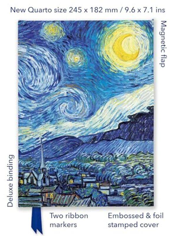 

Vincent van Gogh: The Starry Night (Foiled Quarto Journal) by -Other Book Format