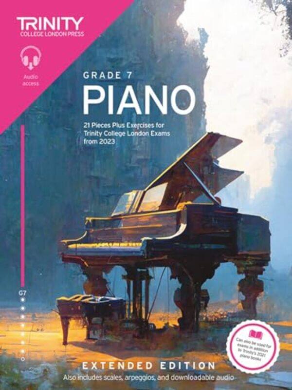 

Trinity College London Piano Exam Pieces Plus Exercises From 2023 Grade 7 Extended Edition by College London, Trinity-Paperback