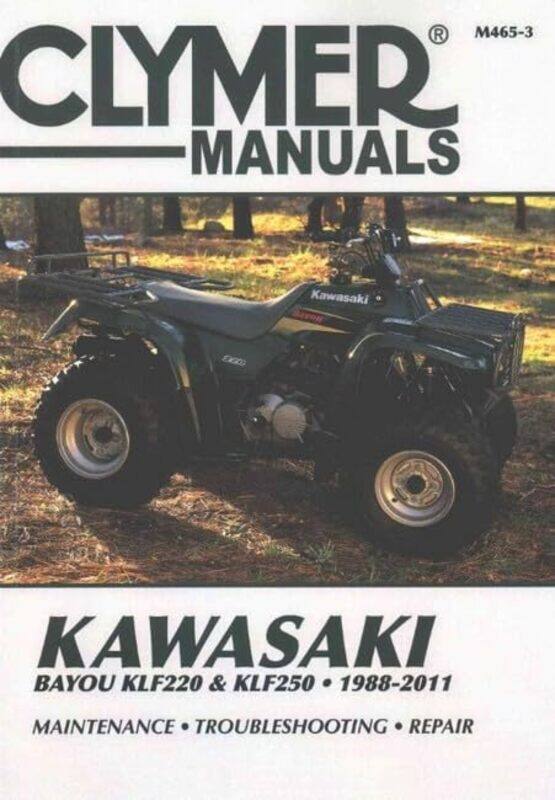 

Kawasaki Bayou Klf220 and Klf250 ATV Repair Manual by Haynes Publishing-Paperback