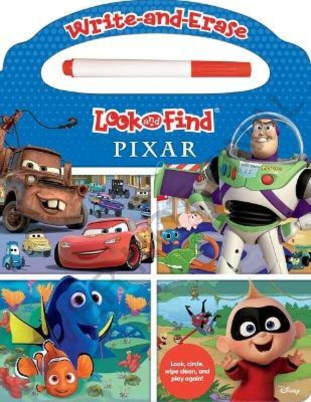 

Pixar: Write-And-Erase Look and Find.paperback,By :Pi Kids - Dicicco Studios - Kleven, Dean - The Disney Storybook Art Team