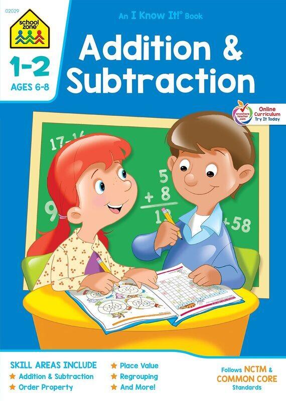 

School Zone 1 Addition & Subtraction, Paperback Book, By: Martha Palmer