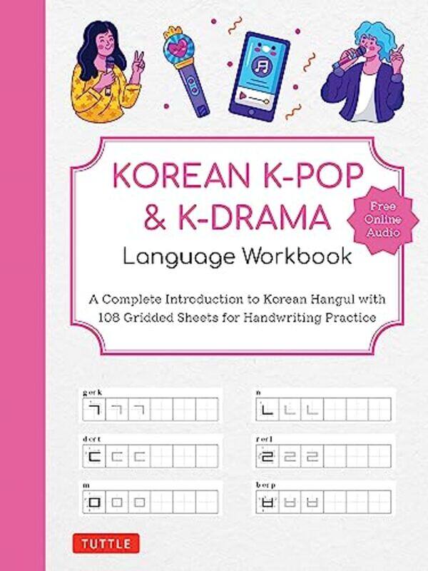 

Korean KPop and KDrama Language Workbook by Tuttle Studio-Paperback