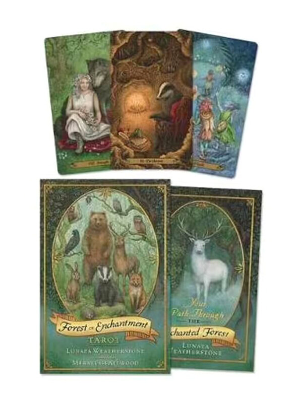 

Forest of Enchantment Tarot Card Deck, Flash Cards, By: Lunaea and Allwood, Meraylah Weatherstone