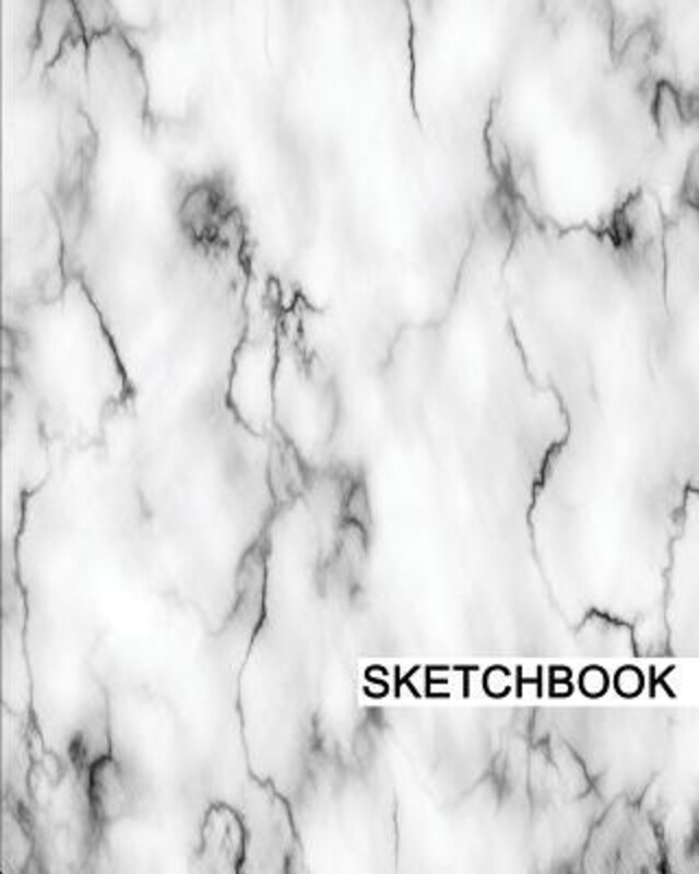 

Sketchbook: 8" x 10", Drawing Sketchbook, Unlruled Notebook, Drawing Paper Pad, Stone Marble (White) - (Sketch book), Paperback Book, By: Sketchbook