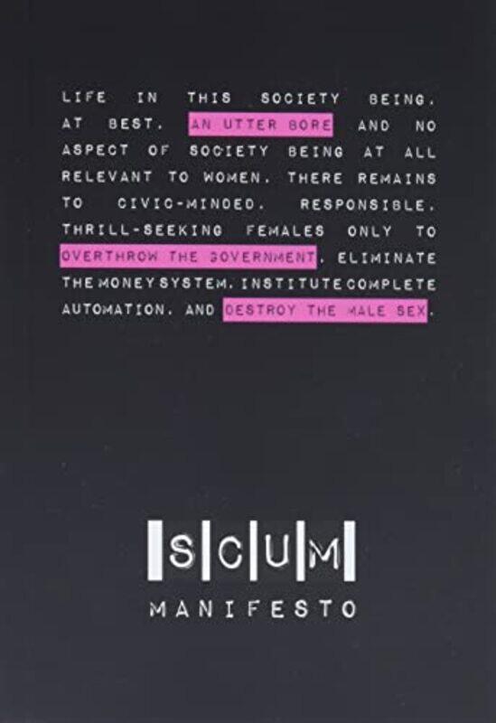 

Scum Manifesto Revised By Solanas Valerie - Paperback