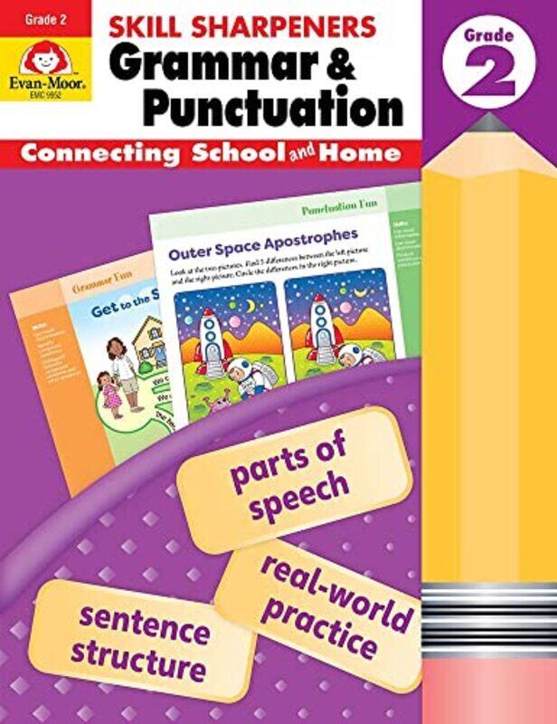 

Skill Sharpeners Grammar & Punctuation Grade 2 Workbook By Evan-Moor Corporation Paperback