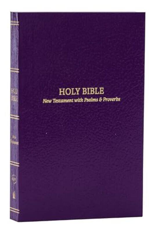 

Kjv Holy Bible Pocket New Testament With Psalms And Proverbs Purple Softcover Red Letter Comfort Print King James Version by Thomas Nelson-Paperback