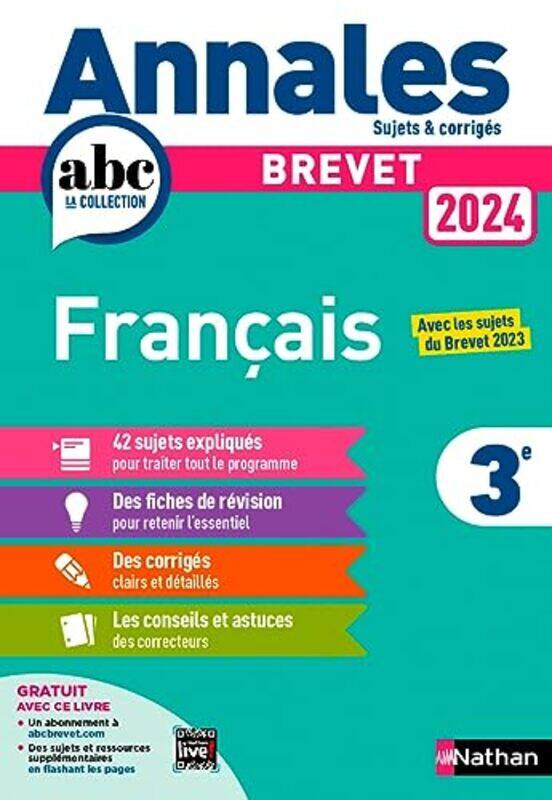 

Annales Brevet Francais 2024 Corrige By BOUHOURS THOMAS Paperback