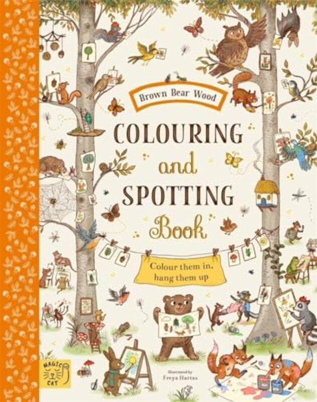 

Brown Bear Wood Colouring and Spotting Book by Freya Hartas-Paperback