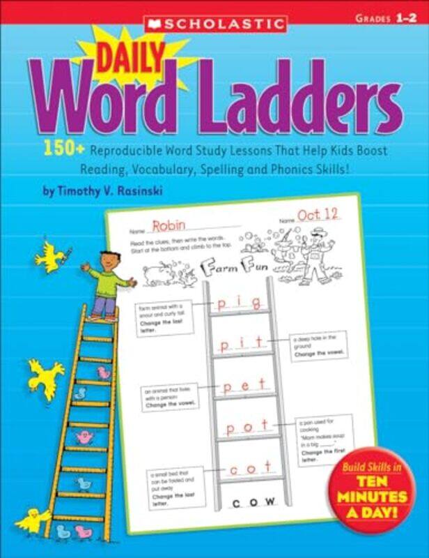 

Daily Word Ladders Grades 12 150+ Reproducible Word Study Lessons That Help Kids Boost Reading V By Rasinski, Timothy - Rasinski, Timothy V -Paperback