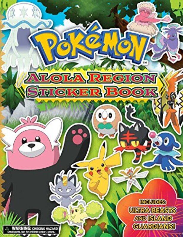 

Pokemon Alola Region Sticker Book by Pokemon Company International Paperback
