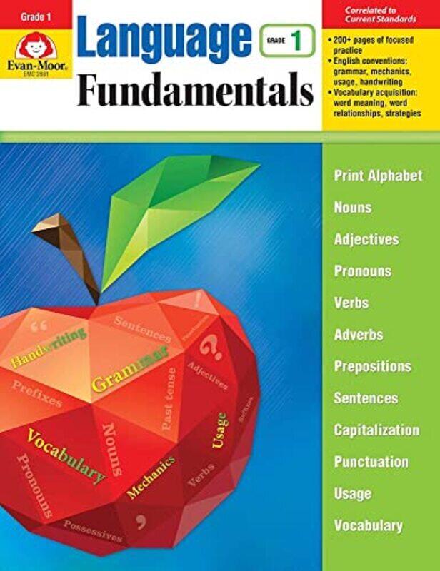 

Language Fundamentals, Grade 1,Paperback by Evan-Moor Educational Publishers