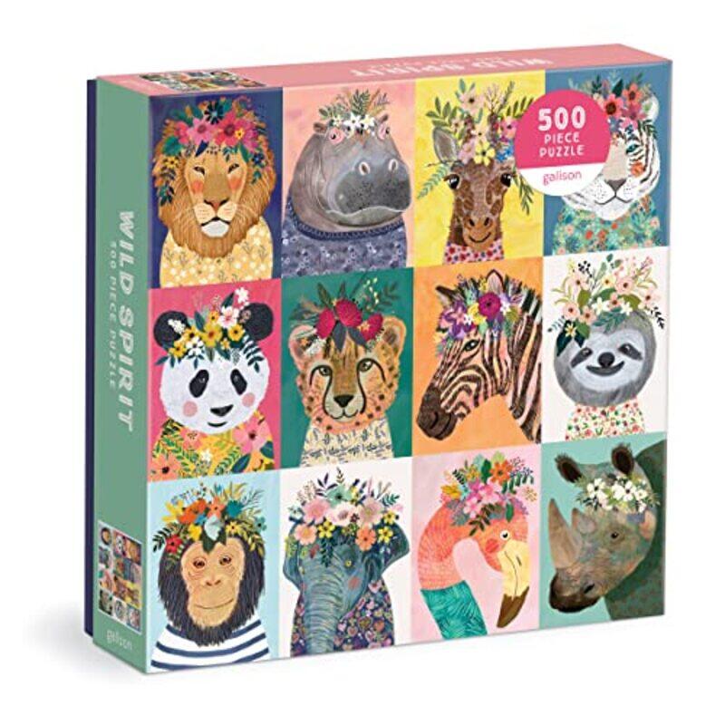 

Wild Spirit 500 Pc Puzzle By Chiarro Mia - Hardcover