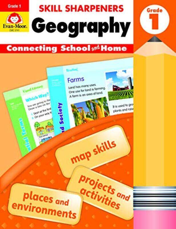 

Skill Sharpeners Geography, Grade 1 , Paperback by Evan-Moor Educational Publishers