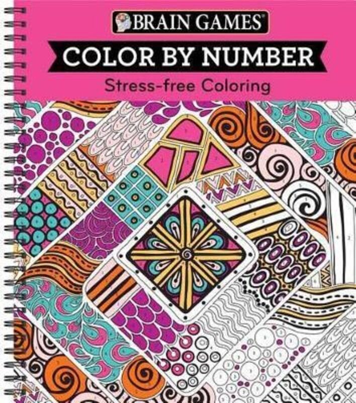 

Brain Games - Color by Number: Stress-Free Coloring (Pink), By: Publications International Ltd