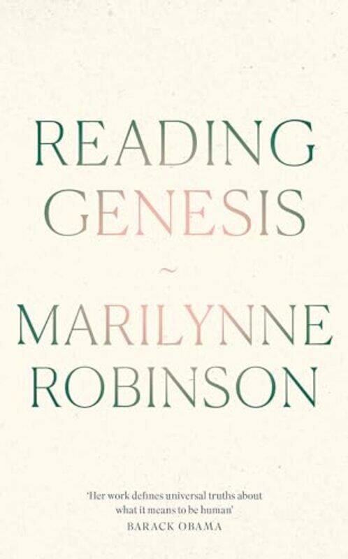 

Reading Genesis by Marilynne Robinson-Paperback