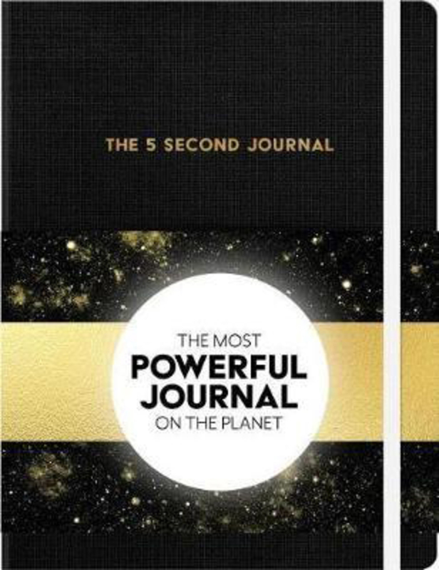 

The 5 Second Journal: The Best Daily Journal and Fastest Way to Slow Down, Power Up, and Get Sh*t Done, Hardcover Book, By: Mel Robbins