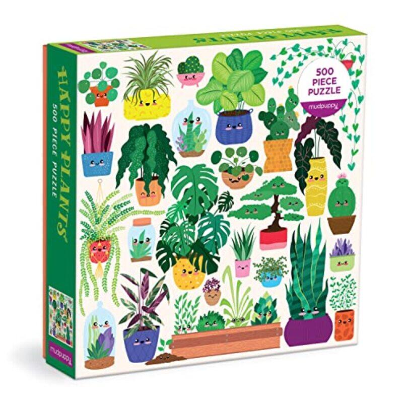 

Happy Plants 500 Piece Family Puzzle By Bhasme Ankita - Hardcover