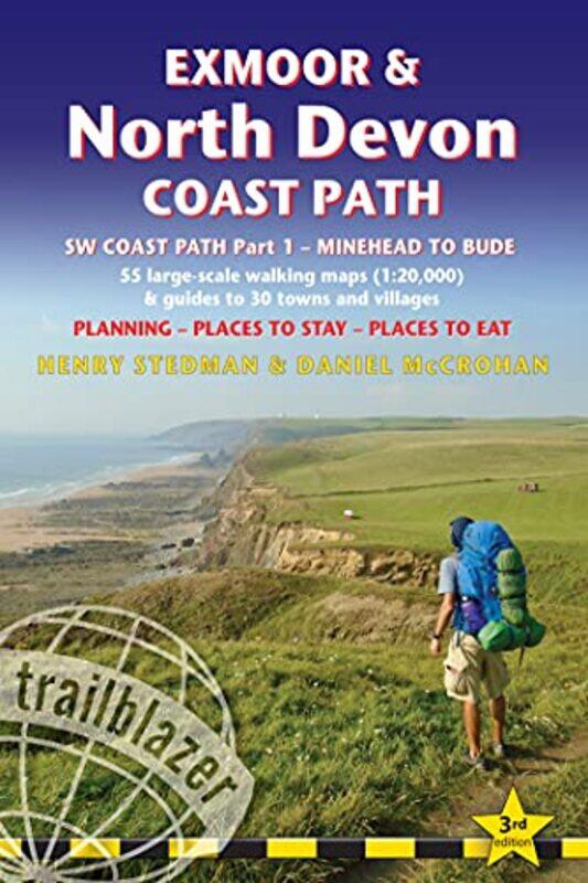 

Exmoor and North Devon Coast Path Trailblazer Walking Guide -Paperback