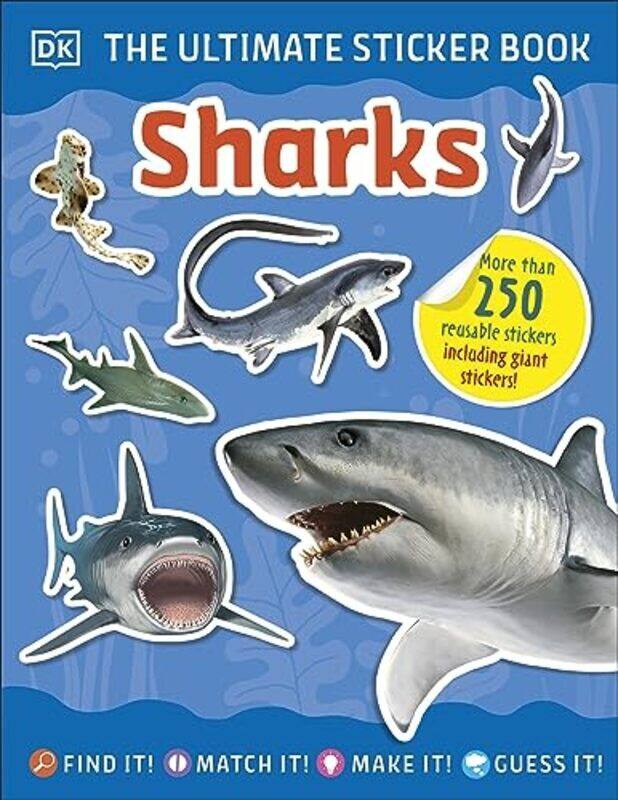 

Ultimate Sticker Book Sharks , Paperback by DK