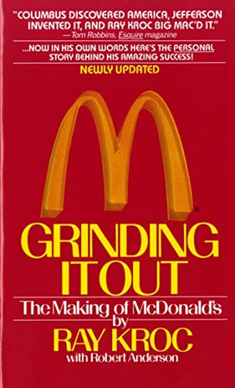 Grinding It Out The Making Of Mcdonalds By Kroc, Ray Paperback