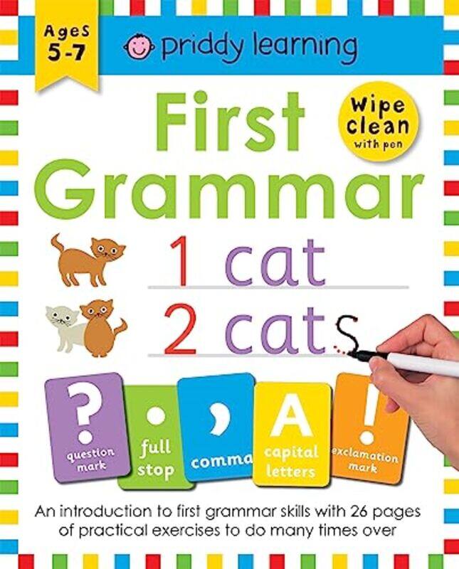 

First Grammar Wipe And Clean Workbooks By Roger Priddy Paperback