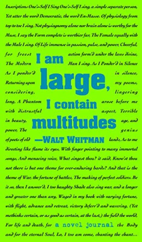 

A Novel Journal: Leaves of Grass (Compact) (A Compact Novel Journal), By: Walt Whitman