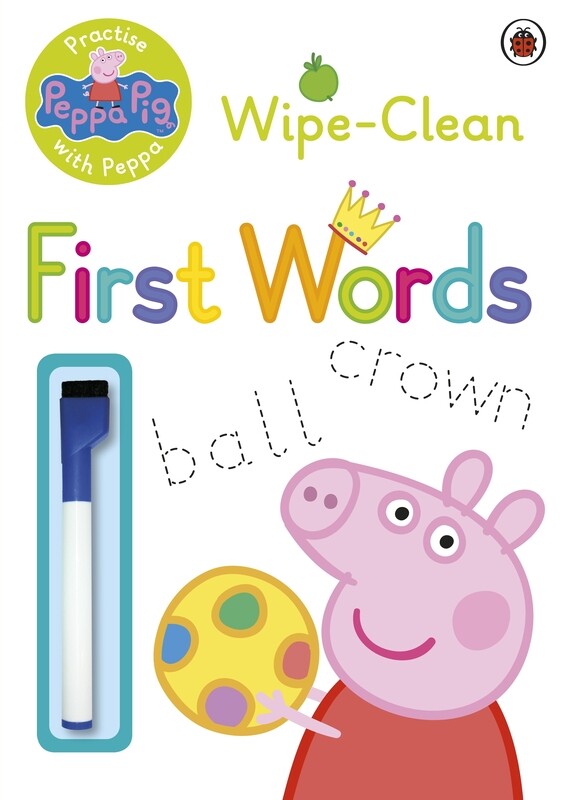 

Peppa Pig: Practise with Peppa - Wipe-Clean First Words, Paperback Book, By: Peppa Pig