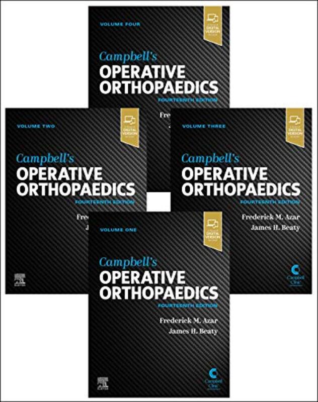 Campbell's Operative Orthopaedics, 4-Volume Set,Paperback,By:Frederick M Azar, MD
