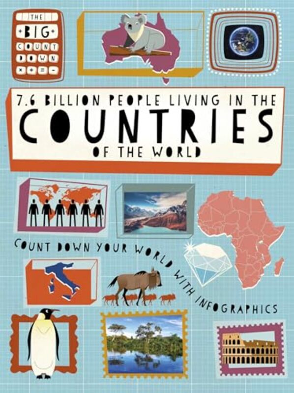 

The Big Countdown 76 Billion People Living in the Countries of the World by Lisa Congdon-Hardcover