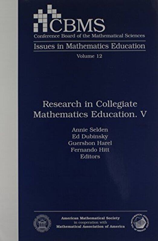 

Research in Collegiate Mathematics Education V by Annie Selden-Paperback