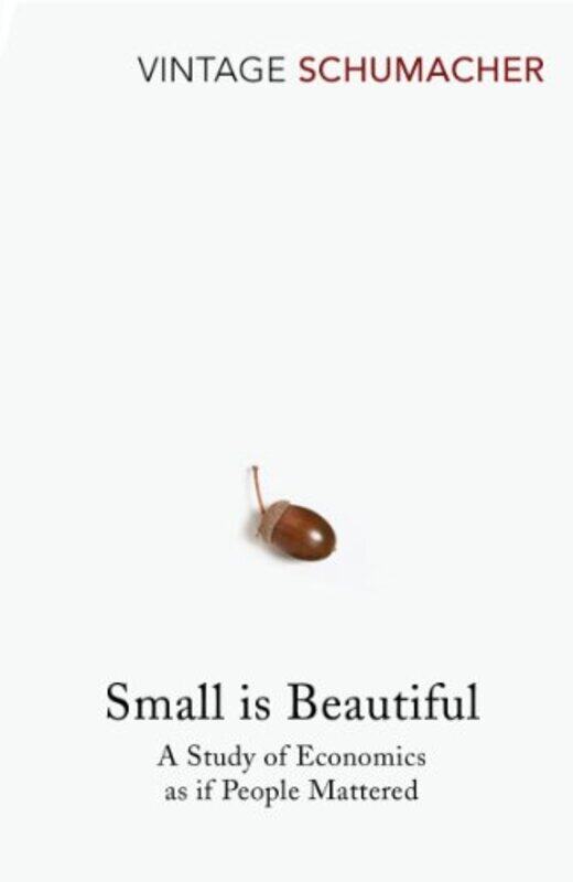 

Small Is Beautiful by E F Schumacher-Paperback