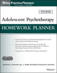 Adolescent Psychotherapy Homework Planner,Paperback,ByJongsma, Arthur E., Jr. - Peterson, L. Mark - McInnis, William P.