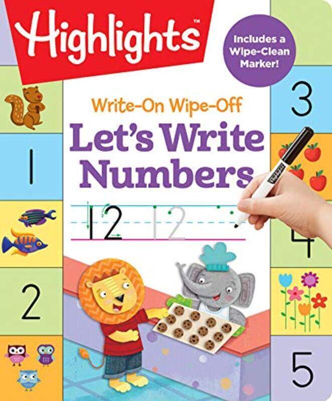 

Write-on Wipe-Off: Let's Write Numbers,Paperback,By:Highlights