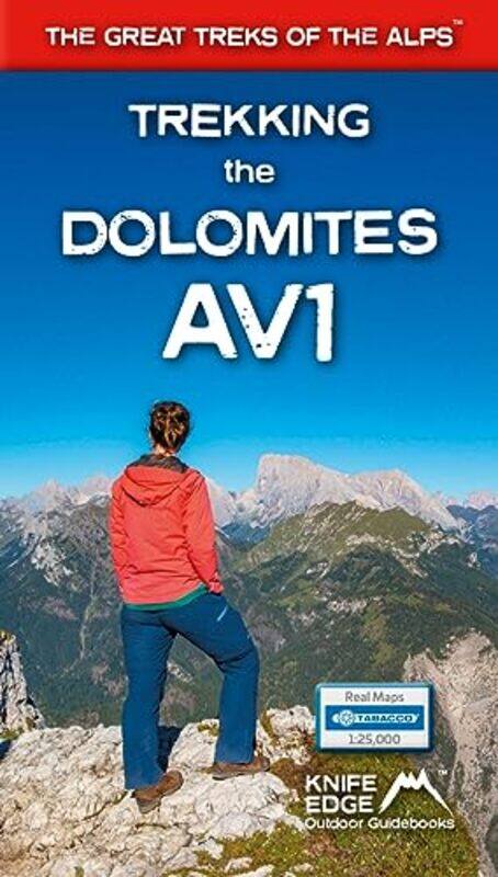 

Trekking the Dolomites AV1 2024 Updated Version by Andrew McCluggage-Paperback