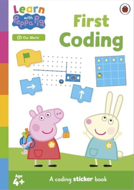 

Learn With Peppa First Coding Sticker Activity Book By Peppa Pig -Paperback