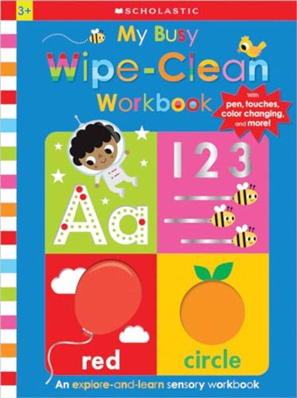 

My Busy Wipe Clean Workbk By Scholastic - Hardcover
