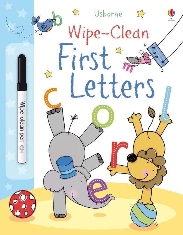 

First Letters (Usborne Wipe Clean Books), Paperback Book, By: Jessica Greenwell